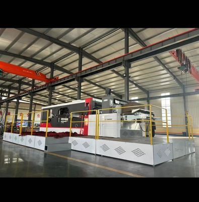 380V Δύναμη TONGBAO MY1500 αυτόματη επίπεδη κρεβάτι πεθαίνει κόψιμο creasing stripping μηχανή