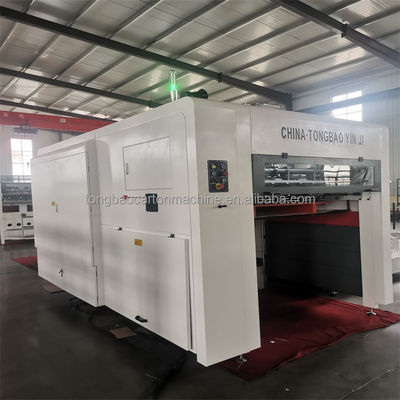 380V Semi Auto Flatbed Die Cutter Creaser για λύσεις συσκευασίας κυματοειδών κιβωτίων