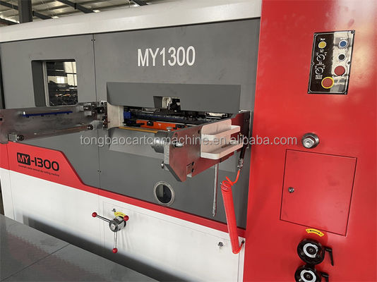 380V Semi Auto Flatbed Die Cutter Creaser για λύσεις συσκευασίας κυματοειδών κιβωτίων