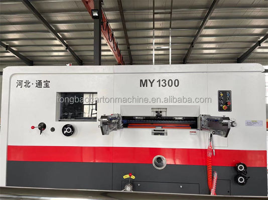 380V Semi Auto Flatbed Die Cutter Creaser για λύσεις συσκευασίας κυματοειδών κιβωτίων