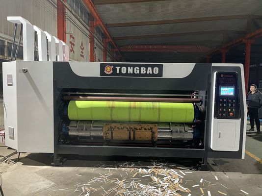 Μηχανή κοπής 40000 KG Τυπογραφική θήκη Τυπογραφικό κουτί Πρωτεύον συσκευαστή Τροφοδοτήρα Αυτοματοποιημένη 3χρωματική εκτυπωτική μηχανή