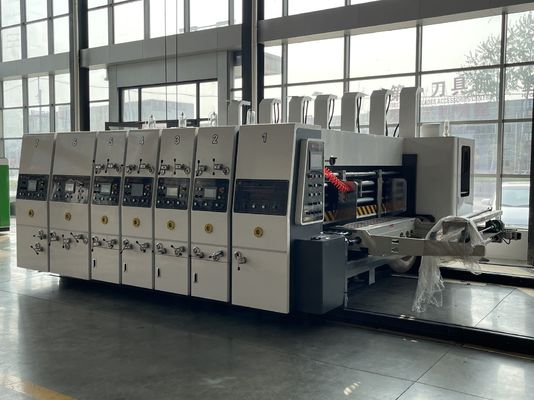 Μηχανή κοπής 40000 KG Τυπογραφική θήκη Τυπογραφικό κουτί Πρωτεύον συσκευαστή Τροφοδοτήρα Αυτοματοποιημένη 3χρωματική εκτυπωτική μηχανή