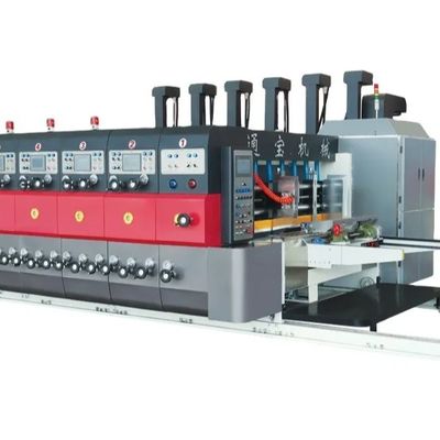 Φλέξο εκτυπωτής Slotter Die Cutting Cutter Τυπογραφική μηχανή για κυματισμένα κουτιά από χαρτόνια