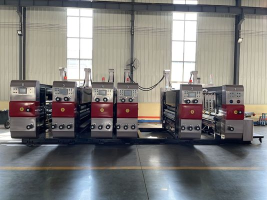 Φλέξο εκτυπωτής Slotter Die Cutting Cutter Τυπογραφική μηχανή για κυματισμένα κουτιά από χαρτόνια