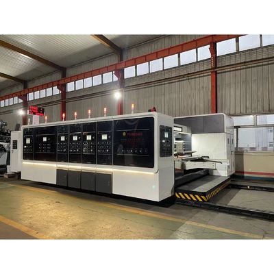 4 χρώματα Slotting Die-Cutting Folder Gluing Strapping Box Making Line Machine 7,2mm Η συσκευή αυτή χρησιμοποιείται για την κατασκευή γραμμών.