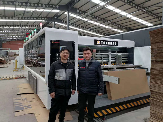 4 χρώματα Slotting Die-Cutting Folder Gluing Strapping Box Making Line Machine 7,2mm Η συσκευή αυτή χρησιμοποιείται για την κατασκευή γραμμών.