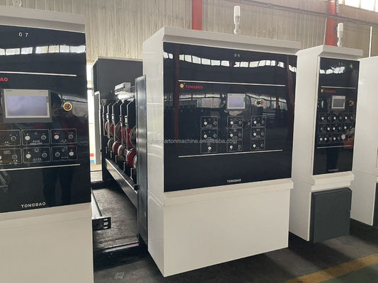 60mm Carton Auto Feeder εκτυπωτής περιστροφικό πεθαίνει κόψιμο Slotter φάκελο κόλλα για κυματοειδές κουτί