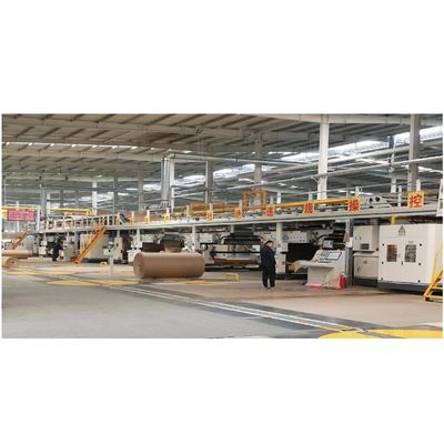 Μηχανήματα υψηλής ταχύτητας 380V για την παραγωγή κυματοειδών κουτιών από χαρτόνια