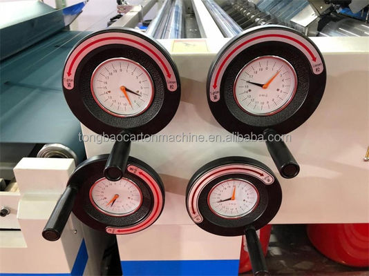 13 kw κυματοειδές χαρτόνι laminating μηχανή με TONGBAO αυτόματη βαθμίδα αυτόματη