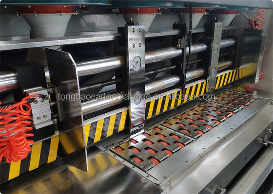 Υψηλής ευελιξίας Flexoprinter Slotter Rotary Die Cutter με Stacker 220V/380V/440V