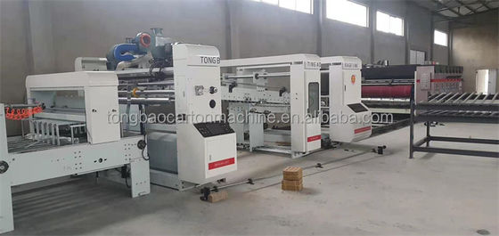 1200 mm Αυτοματοποιημένος εκτυπωτής Slotter Die Cutter με ταινία κόλλας Inline