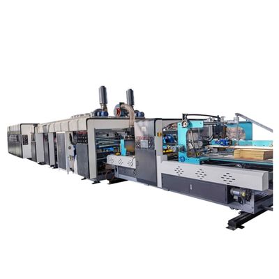 400 mm εκτυπωτής Slotter περιστροφικό Die-Cutter ενσωματωμένο με το φάκελο Gluer Machine