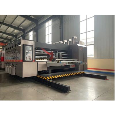 Αυτόματη ταχύτητα Flexo εκτύπωση Slotting Die-cutting Machine για την γραμμή παραγωγής σας