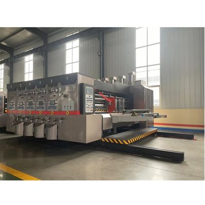 Αυτόματη ταχύτητα Flexo εκτύπωση Slotting Die-cutting Machine για την γραμμή παραγωγής σας