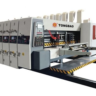 Φλεξό Πλάκα Κάρτον Κουτί Εκτύπωση Σλοτ Machine με 2 χρώματα εκτύπωση κόψιμο πεζοκόπησης