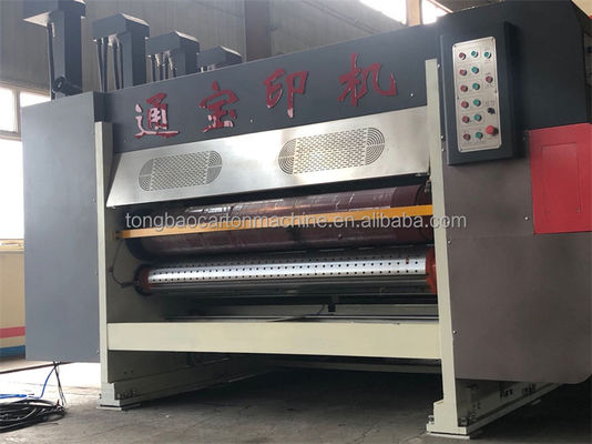 Φλεξό Πλάκα Κάρτον Κουτί Εκτύπωση Σλοτ Machine με 2 χρώματα εκτύπωση κόψιμο πεζοκόπησης