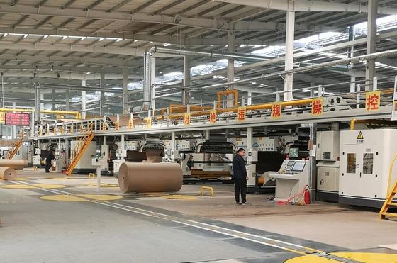 3 5 στρώση κυματοειδή χαρτόνι Καρτόνι γραμμή παραγωγής για εξατομικευμένες απαιτήσεις