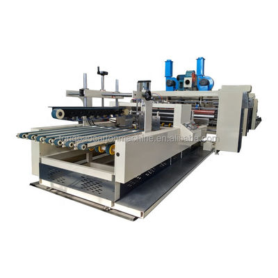 Μηχανή κυματοειδούς κουτιού 12 mm με Flexo Printer Slotter Die Cutter Folder Gluer Inline