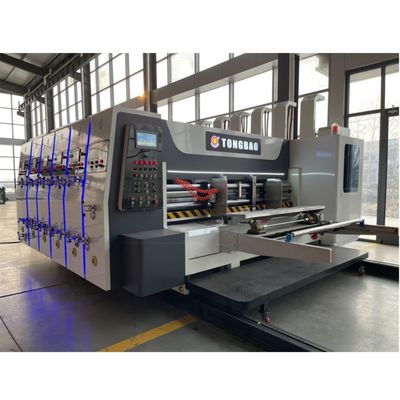 Προσαρμόσιμη υψηλής ταχύτητας 2 3 4 Color Flexo Printing Slotter Machine για εκτύπωση χαρτονιού