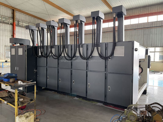 Προσαρμόσιμη υψηλής ταχύτητας 2 3 4 Color Flexo Printing Slotter Machine για εκτύπωση χαρτονιού