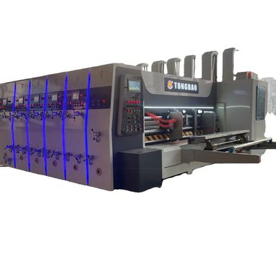 Προσαρμόσιμη υψηλής ταχύτητας 2 3 4 Color Flexo Printing Slotter Machine για εκτύπωση χαρτονιού