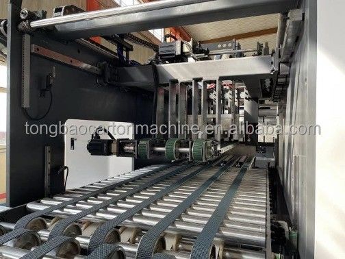 1200 mm Υψηλής Ταχύτητας Φλεξοτυπωτής Slotter Die Cutter Line Folder Gluer
