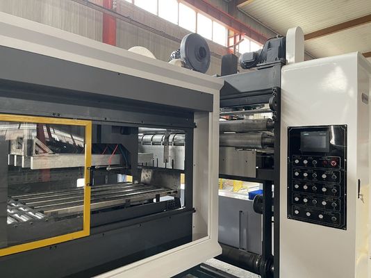 Πλήρως αυτόματη γραμμή σύνδεσης μηχανημάτων χαρτονιού για εκτύπωση χαρτονιού 1500 mm 60000 KG