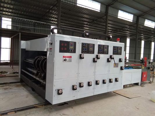 2800mm ημιαυτόματη κυματοειδής κιβώτιο χαρτονιού Φλεξο τυπογραφική μηχανή